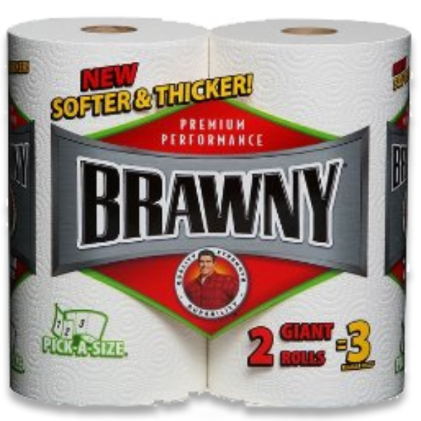 $.55 Off Brawny Paper Towels