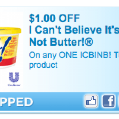 I Can't Believe It's Not Butter! Coupon