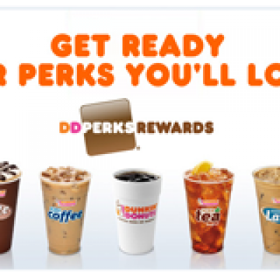 Dunkin Donuts Perks Rewards: Free Medium Beverage