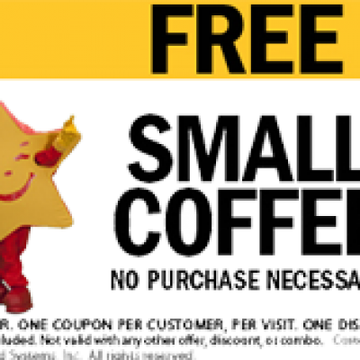 Free Coffee Coupon From Hardee's