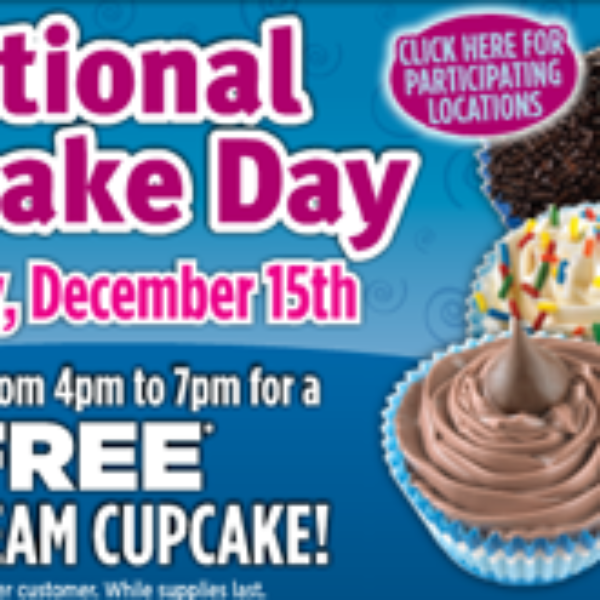 Free Ice Cream CupCake at Maggie Moo's