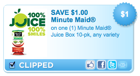 minute maid coupon
