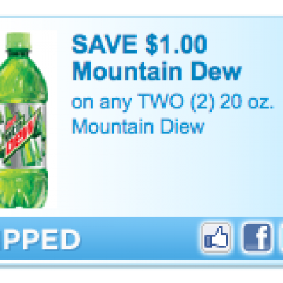 High Value Mountain Dew Coupon