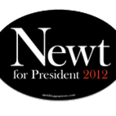 Free Newt Gingrich 2012 Bumper Sticker