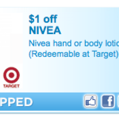 Lotion Coupons (Redeemable at Target)