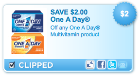 Free One-A-Day Vitamins