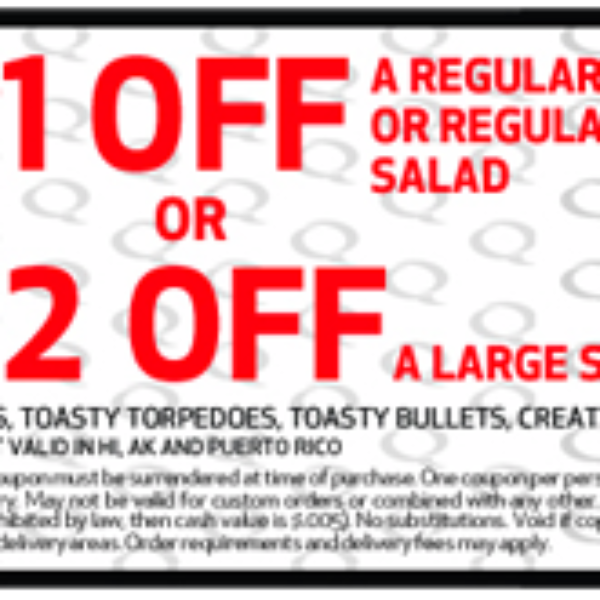 Quiznos Sub Coupon