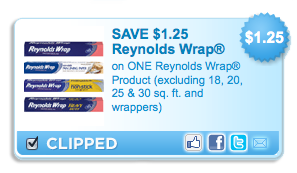 High Value Reynolds Wrap coupon