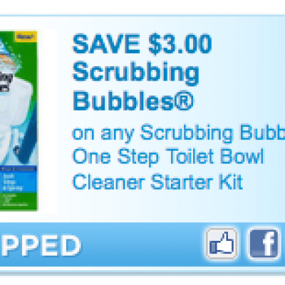 Scrubbing Bubbles One Step Toilet Kit Coupon