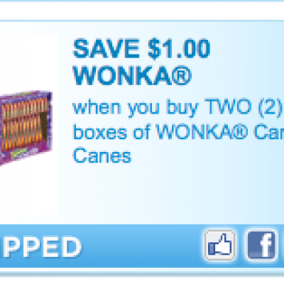 Willy Wonka Candy Cane Coupons