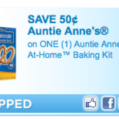 Auntie Anne's® At-Home™ Baking Kit Coupon