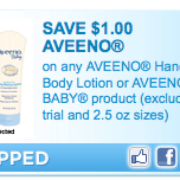 Aveeno Hand Lotion Coupon