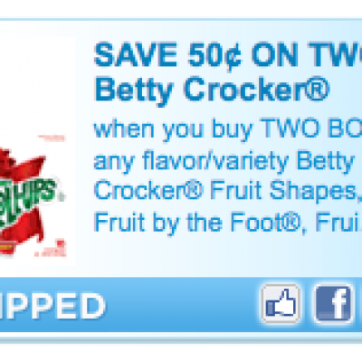 Betty Crocker Fruit Snacks Coupon