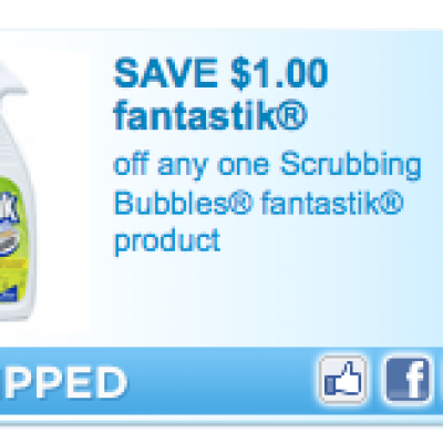 Fantastik Scrubbing Bubbles Coupon