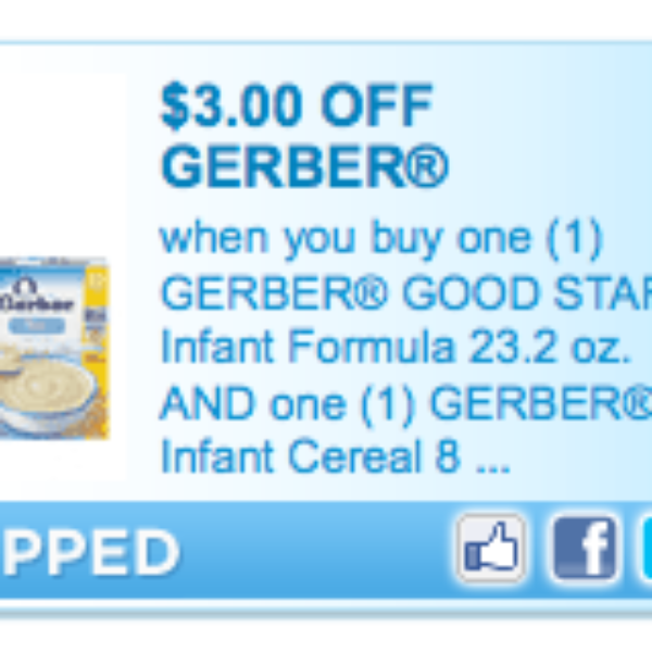 Gerber Good Start Infant Formula Coupon « Oh Yes It's Free