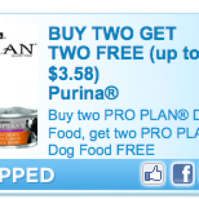 Purina Cat/Dog Food Coupon