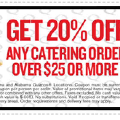 Quiznos Catering Coupon