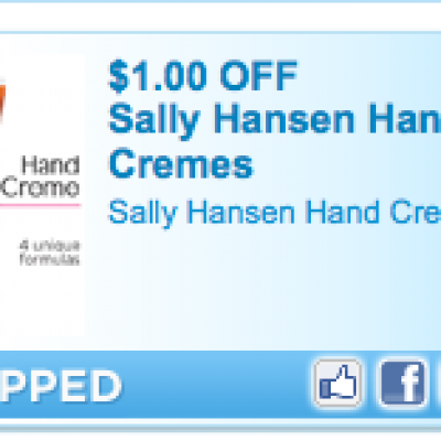 Sally Hansen Hand Creme Coupon