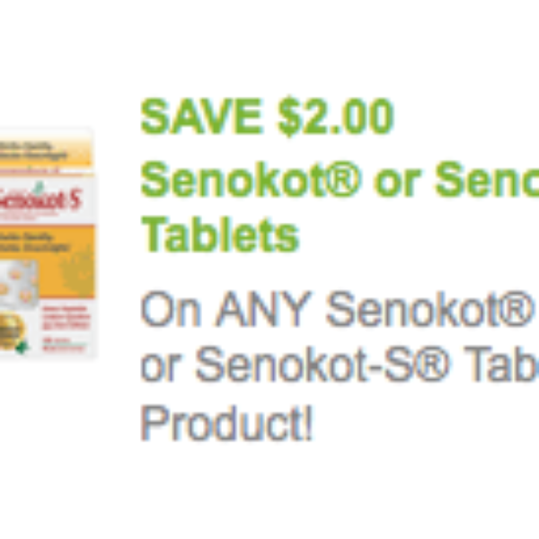 "High Value" Senekot Coupon