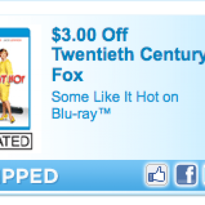 "Some Like It Hot" On Blu Ray Coupon