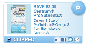 Centrum ProNutrients Omega-3