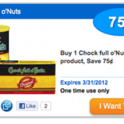 Chock Full O'Nuts Coffee Coupon