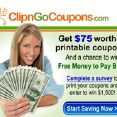 ClipnGoCoupons.com: Get $75 Worth Of Coupons