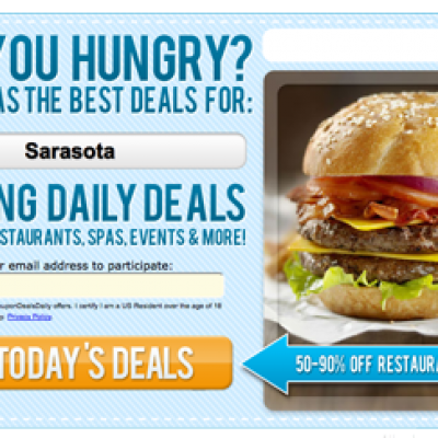 Are You Hungry? Get Amazing Restaurant Deals 50-90% Off