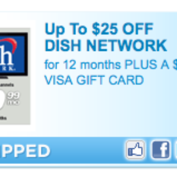 Save 25 on Dish Network/Get 75 Visa Card « Oh Yes It's Free