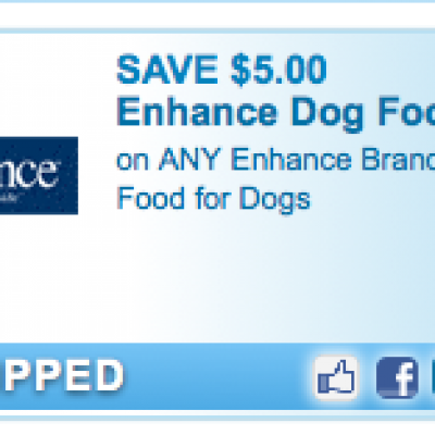 Enhance Dog Food Coupon