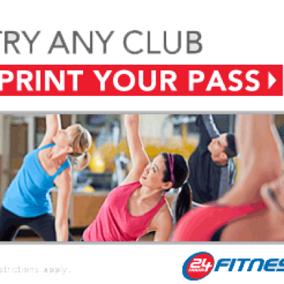 Free 7-Day 24 Hour Fitness Pass