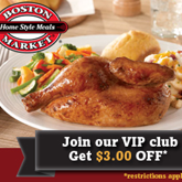 Boston Market Coupon
