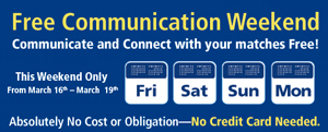Free Communication Weekend @ eHarmony