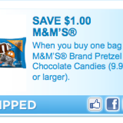 "High Value" M&M's Coupon