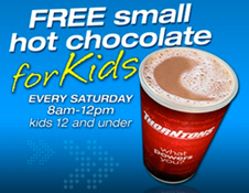 Free Hot Chocolate For Kids