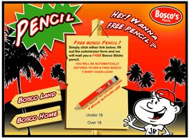 Free Bosco Sticks Pencil