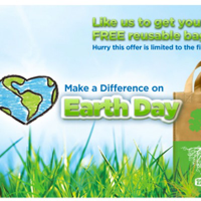 Free Reusable Earth Day Bag at Giant Eagle