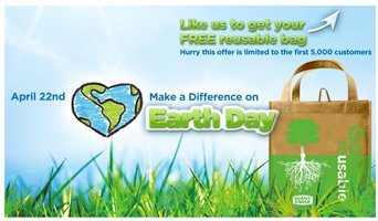 Free Reusable Earth Day Bag at Giant Eagle