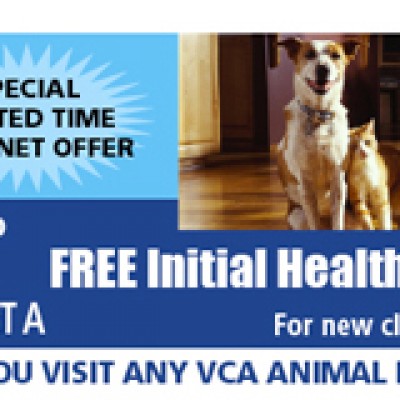 Free Initial Health Exam at VCA Animal Hospitals