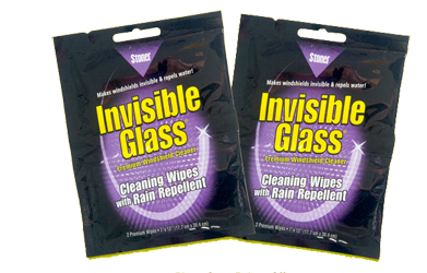 Invisible Glass wipes