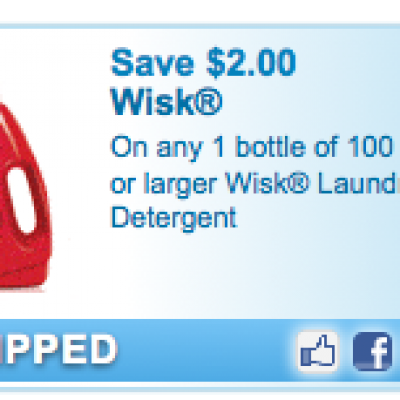 Wisk Laundry Detergent Coupon