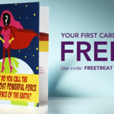 Free Treat Greeting Card