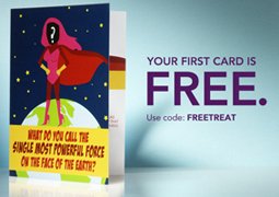 Free Treat Greeting Card