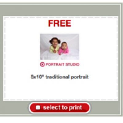 Free 8x10 Traditional Portrait at Target
