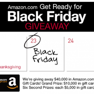 Amazon: Get Ready For Black Friday Giveaway
