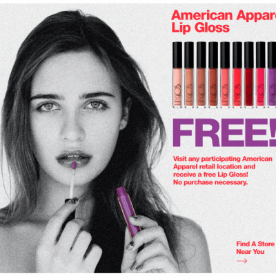 Free American Apparel Lip Gloss
