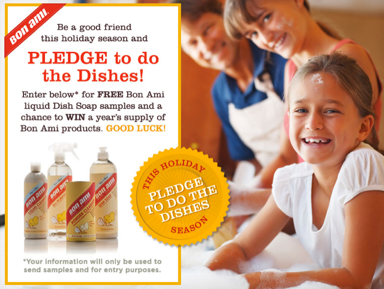 Free Bon Ami Dish Soap Samples