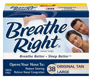 Breathe Right Advanced Nasal Strips box