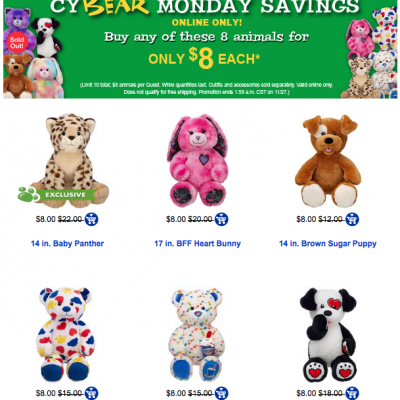 Build-A-Bear Only $8