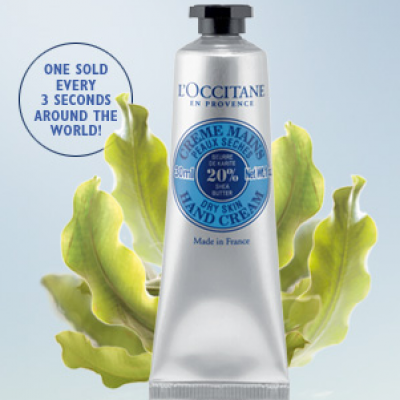 Free L’Occitane Hand Cream Samples